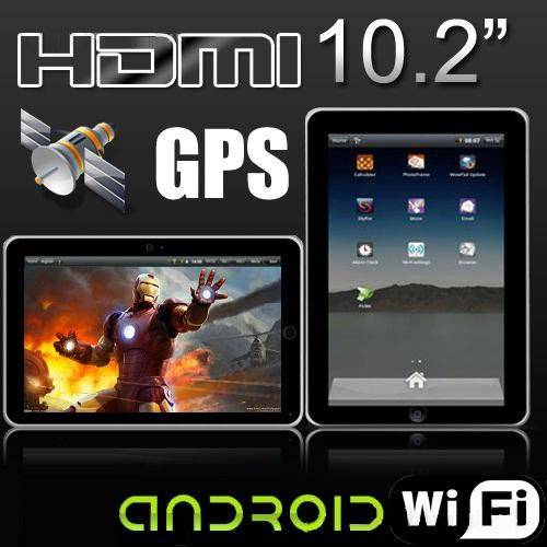 10.2" EPAD E-BOOK Touch Android 2.1 1GHZ WiFi GPS Tablet PC MID - FREE EXPRESS POSTAGE!!!