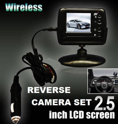 2.4G Wireless Car Rear View Camera + 2.5" Colour LCD Screen Monitoring - FREE SHIPPING!!!