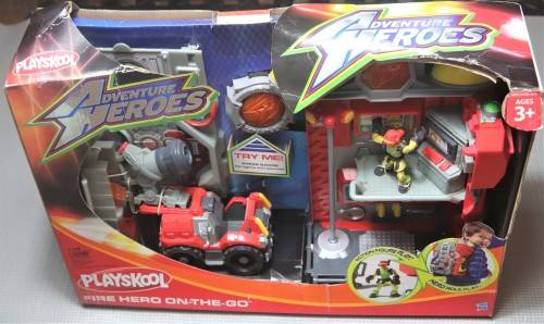 PLAYSKOOL Adventure Heroes - FIRE HERO ON-THE-GO by Hasbro