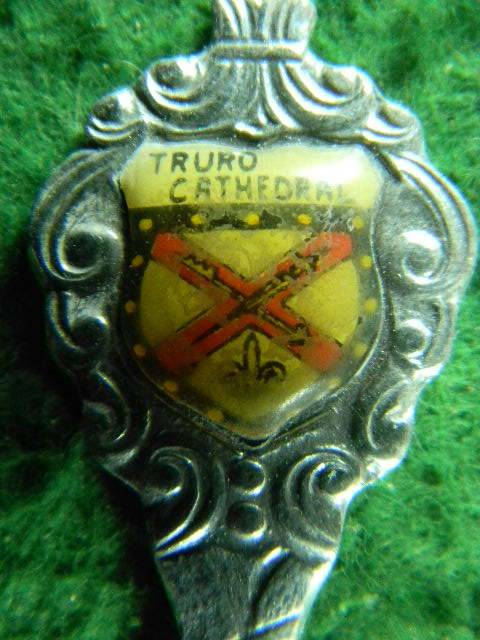 Truro Cathedral silver plated spoon in good condition