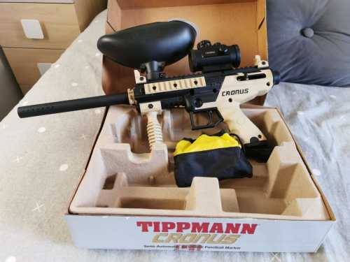 Tippmann Cronus Paintball Gun as knew for sale +scope Only used once.Postage Fastway Courier R150.00