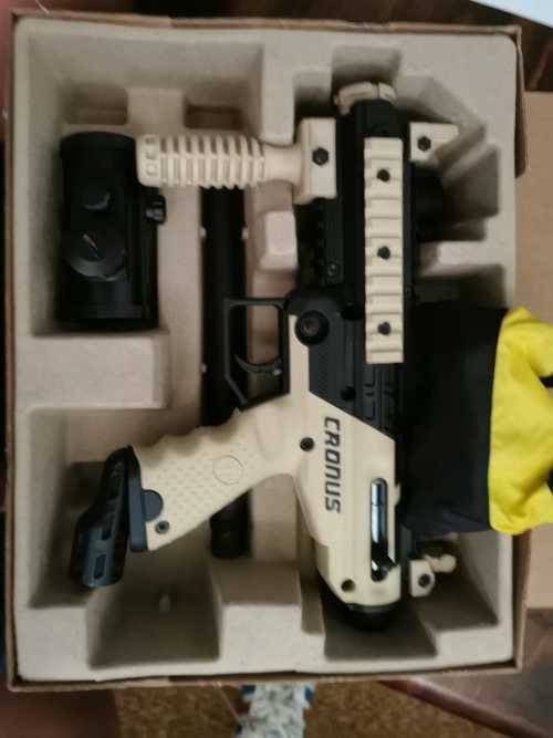 Tippmann Cronus Paintball Gun as knew for sale +scope Only used once.Postage Fastway Courier R150.00