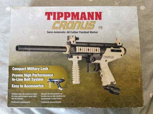 Tippmann Cronus Paintball Gun as knew for sale +scope Only used once.Postage Fastway Courier R150.00