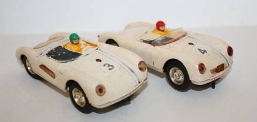 Scalextric Porches-Two-Vintage Rare!