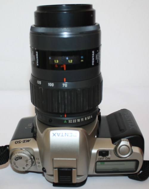 Pentax MZ-50 with Pentax 1:4-5.6   70-210mm Lens