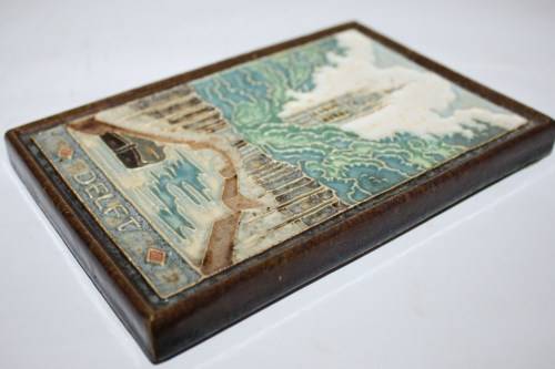 Delft Tile-Excellent Condition-10x15cm Designer 'Mark' on back