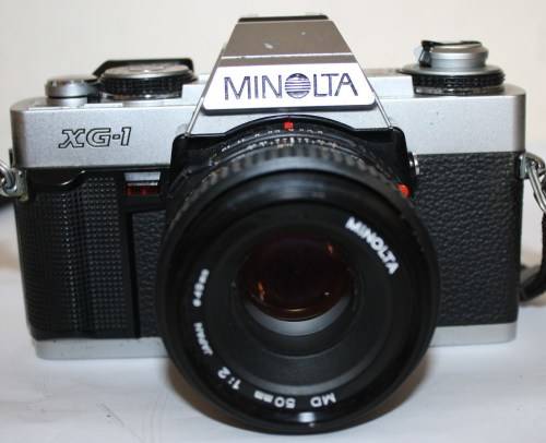Minolta-XG-1 with Minolta 50mm 1:2 lens-Not Tested-Will need Attension.
