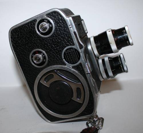 Bolex Paillard-B8 Cine Camera with Original Leather Bag and Instructions Manual etc.