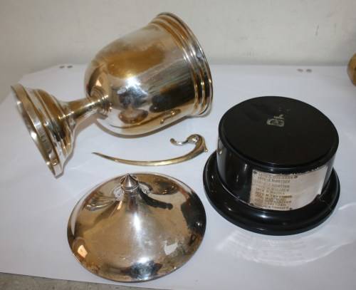 Trophy-As per photos-Needs Repair-36cm High(including base)