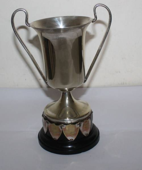 Trophy-Inscribed-'The Norfolk Darts Club'-1975-1983 Plaque Names-Nice Condition-as per photos