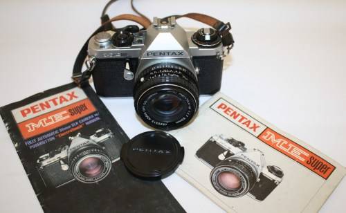 Pentax ME Super-SMC Pentax -M 1:1.7 50mm Lens-Including Two Instruction Books,and Lens Cap.