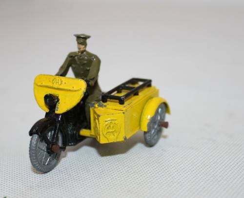 **AA Motor Cycle**..Made in England....Not Dinky??...As per Photos...Rare Collectable.