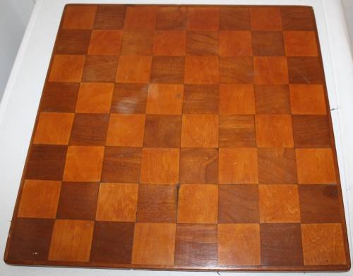 **Chess Board Beautiful Wood Inlay**...41x41cm