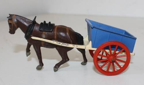 Britain Farm Cart(40f) and Horse...Cart Damage-As per photos