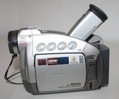 **Canon MV 550i**Digital Video Camcorder....Incl Charger/Cables/Instruction etc..As per Photos