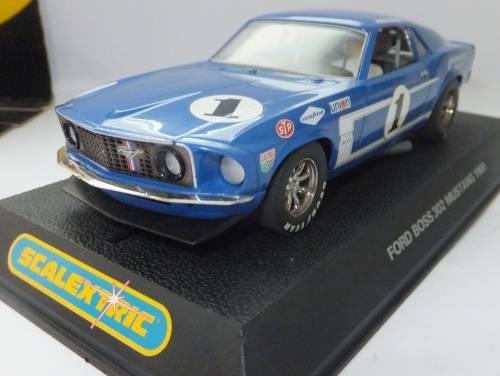 **Scalextric**Ford Boss 302 Mustang -"Mustang Clubs Racing Team"..Not tested.