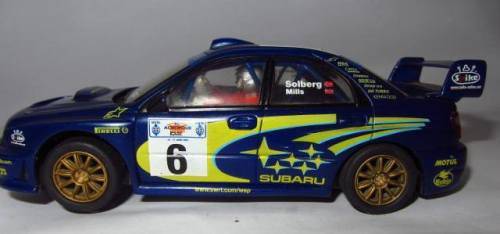 **Scalextric**Subaru Impreza WRC."Solberg Mills-6".As per Photos ...Not tested