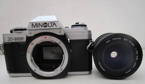 **Minolta X-300** Minolta MD Zoom 28-70mm 1:3.5-4.8 Lens(Clean)