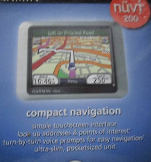 **Garmin Nuvi 200**Compact Navigation..Incl Charger/Screen Attachment-Boxed..Working