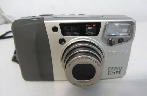 **Pentax Espio 115M**...Shutter Fires-Zoom Works-Flash Fires-Not Film Tested-Needs New Battery