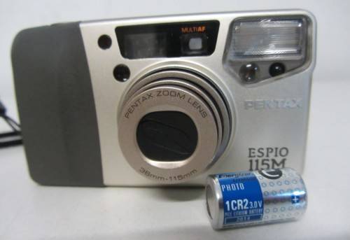**Pentax Espio 115M**...Shutter Fires-Zoom Works-Flash Fires-Not Film Tested-Needs New Battery