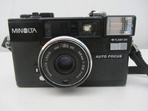 **Minolta Hi-Matic AF 2**-35mm Film Camera...Shutter Fires-Flash Not firing