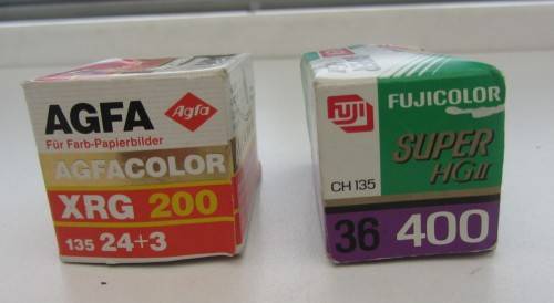 **Fuji Film/Agfacolor**Films-Super HG ii 36-400.Plus XRG 200 24+3..Out Dated-Sealed Boxes