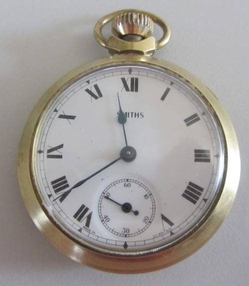 **Smiths Pocket Watch**Working-Base Metal-As per Photos..Looking in Good Condition