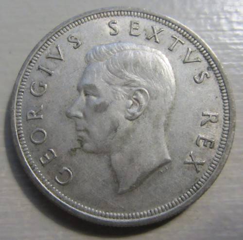 South African Silver Crowns-Three-Five Shillings 1952-As per Photos