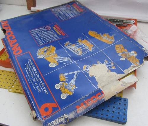 Meccano-Combo-As per Photos-Not Original Parts For Holder-Motor Not Tested.-Parts-Age Wear