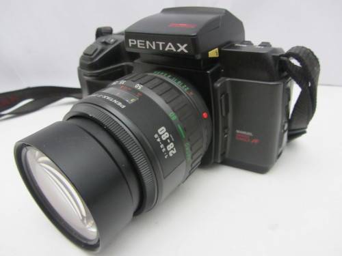 Pentax SR-X-N 35mm Film Camera-F Zoom28-80 3.5-4.5 Lens Plus Hanimex Auto 2.8 135mm Lens.