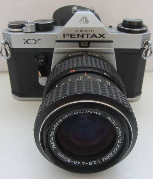 Pentax KX-SM Pentax-M Zoom 2,8-4.40-80mm Lens-Plus Pentax Extensions-Lens Clean-Shutter Fires Smooth