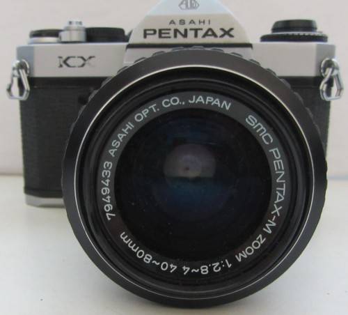 Pentax KX-SM Pentax-M Zoom 2,8-4.40-80mm Lens-Plus Pentax Extensions-Lens Clean-Shutter Fires Smooth