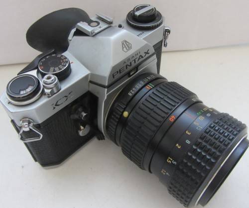 Pentax KX-SM Pentax-M Zoom 2,8-4.40-80mm Lens-Plus Pentax Extensions-Lens Clean-Shutter Fires Smooth