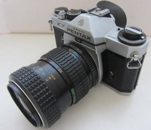 Pentax KX-SM Pentax-M Zoom 2,8-4.40-80mm Lens-Plus Pentax Extensions-Lens Clean-Shutter Fires Smooth