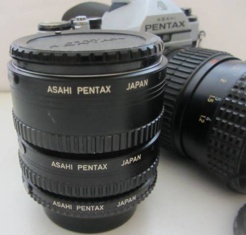 Pentax KX-SM Pentax-M Zoom 2,8-4.40-80mm Lens-Plus Pentax Extensions-Lens Clean-Shutter Fires Smooth
