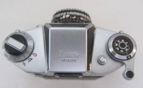 Exa 11b IHagee Dresden-Meyer Optik Gorlitz Domiplan 2.8/50 Lens(lens Clean)