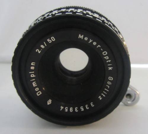 Exa 11b IHagee Dresden-Meyer Optik Gorlitz Domiplan 2.8/50 Lens(lens Clean)