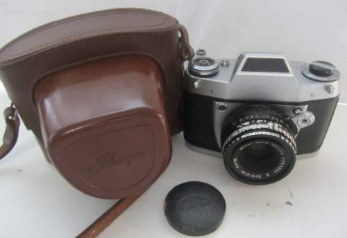 Exa 11b IHagee Dresden-Meyer Optik Gorlitz Domiplan 2.8/50 Lens(lens Clean)