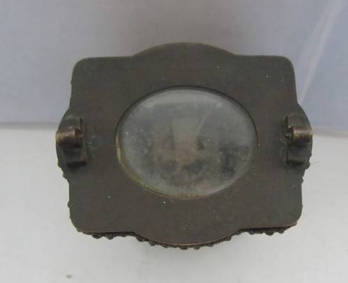 Carraige Clock(Brass?)Stamped-603-Spares/Restoration-115mm High-Top 68x85mm...As per Photos