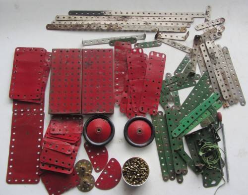 Meccano Parts-As per Photos