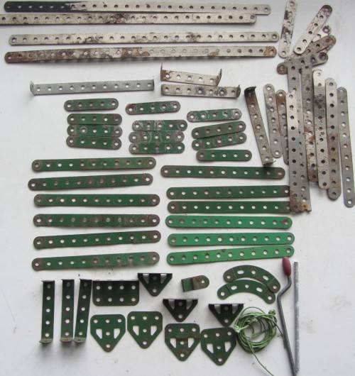Meccano Parts-As per Photos