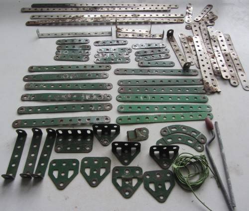 Meccano Parts-As per Photos