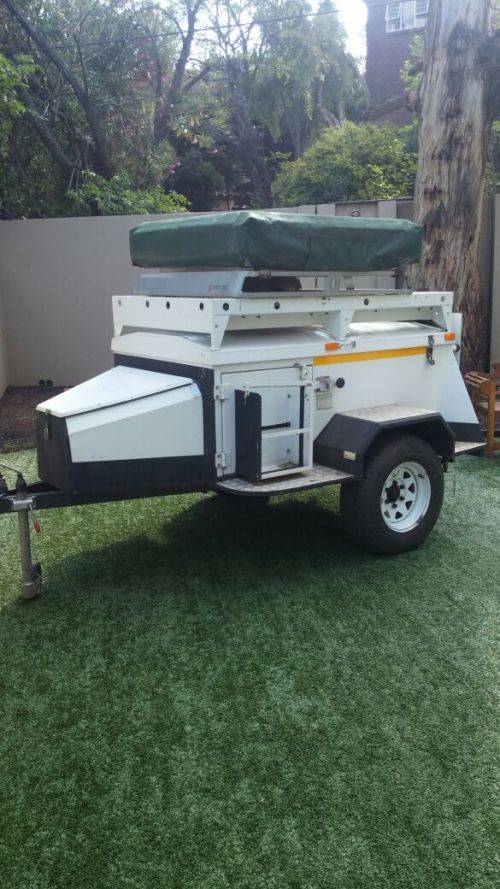 Bundu Basher outdoor camping trailer with tent