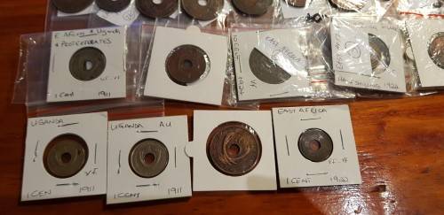 34 x East Africa coin collection