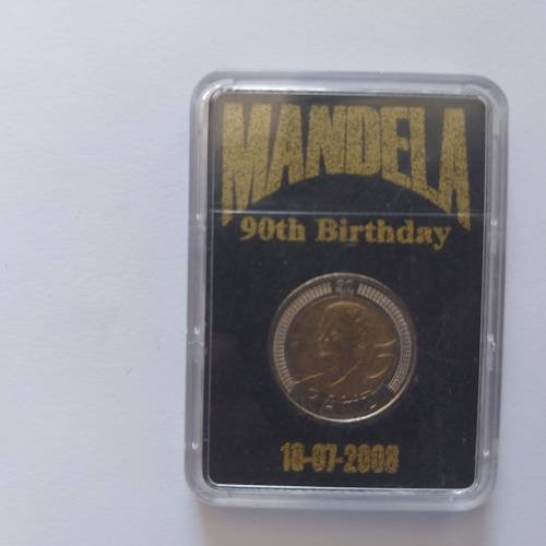 Mandela 90th birthday R5