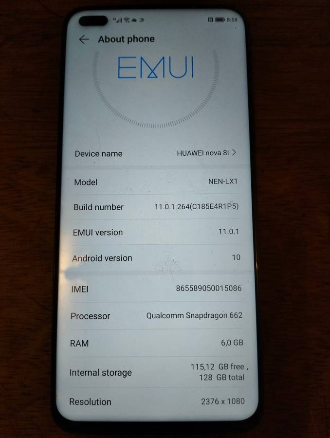 Huawei Nova 8i - Prestige condition