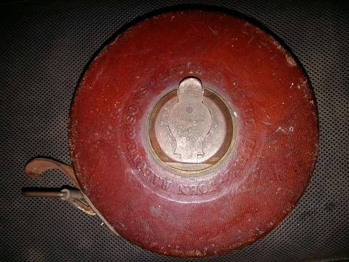 Old Rabone metallic wired tape