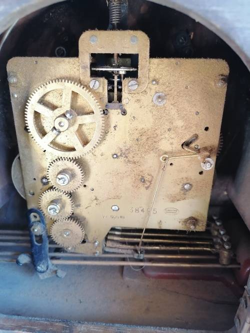 Vintage Mauthe Mantle Clock AS IS