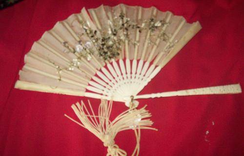 SILK & IVORY FAN